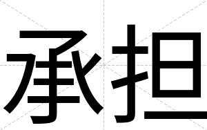 承担