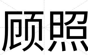 顾照