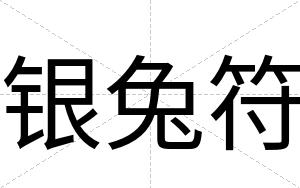 银兔符