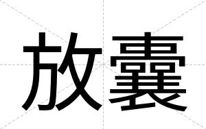 放囊