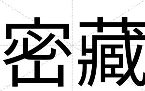 密藏