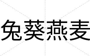 兔葵燕麦