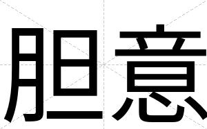 胆意