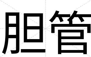 胆管