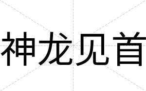 神龙见首