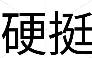 硬挺