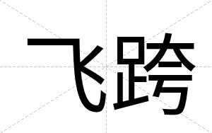 飞跨
