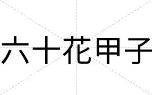 六十花甲子