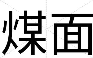 煤面