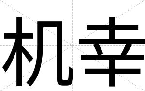 机幸