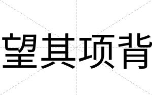 望其项背
