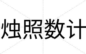 烛照数计
