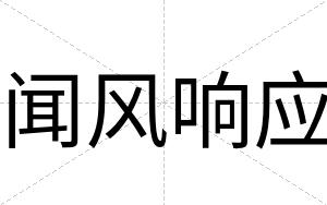 闻风响应