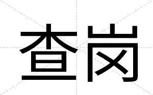 查岗