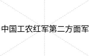 中国工农红军第二方面军