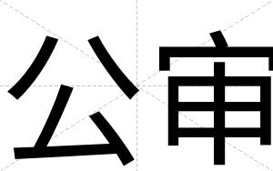 公审