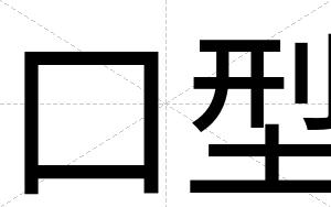 口型