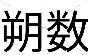 朔数