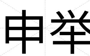 申举