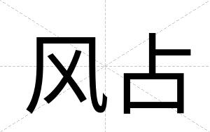 风占