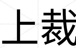 上裁