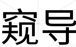 窥导