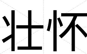 壮怀
