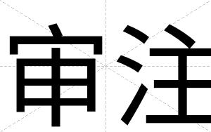 审注