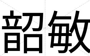 韶敏