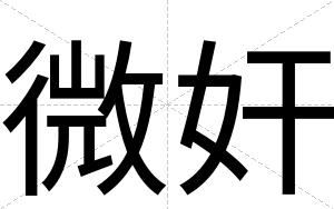 微奸