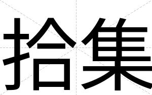 拾集