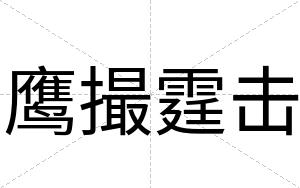鹰撮霆击