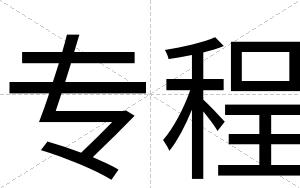 专程