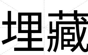 埋藏
