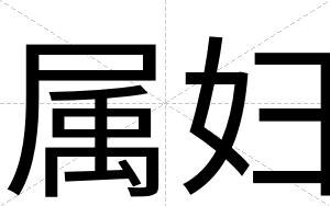 属妇