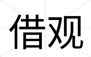 借观