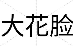 大花脸