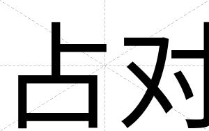 占对