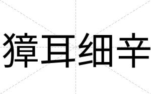 獐耳细辛