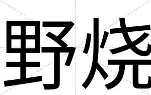 野烧