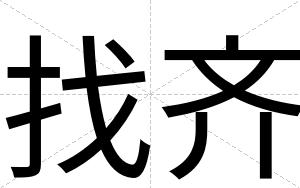 找齐