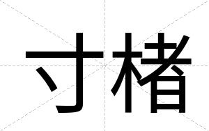 寸楮