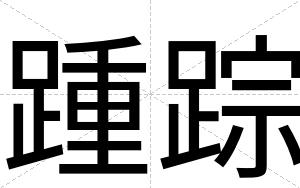 踵踪