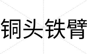 铜头铁臂
