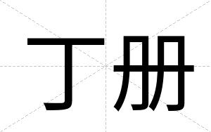 丁册
