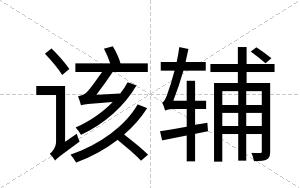 该辅