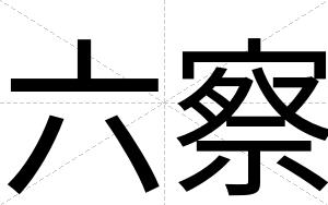 六察