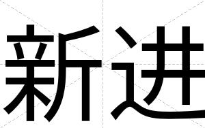 新进