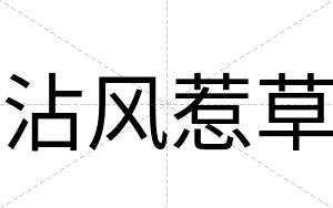 沾风惹草