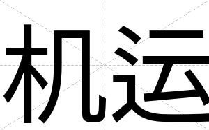 机运
